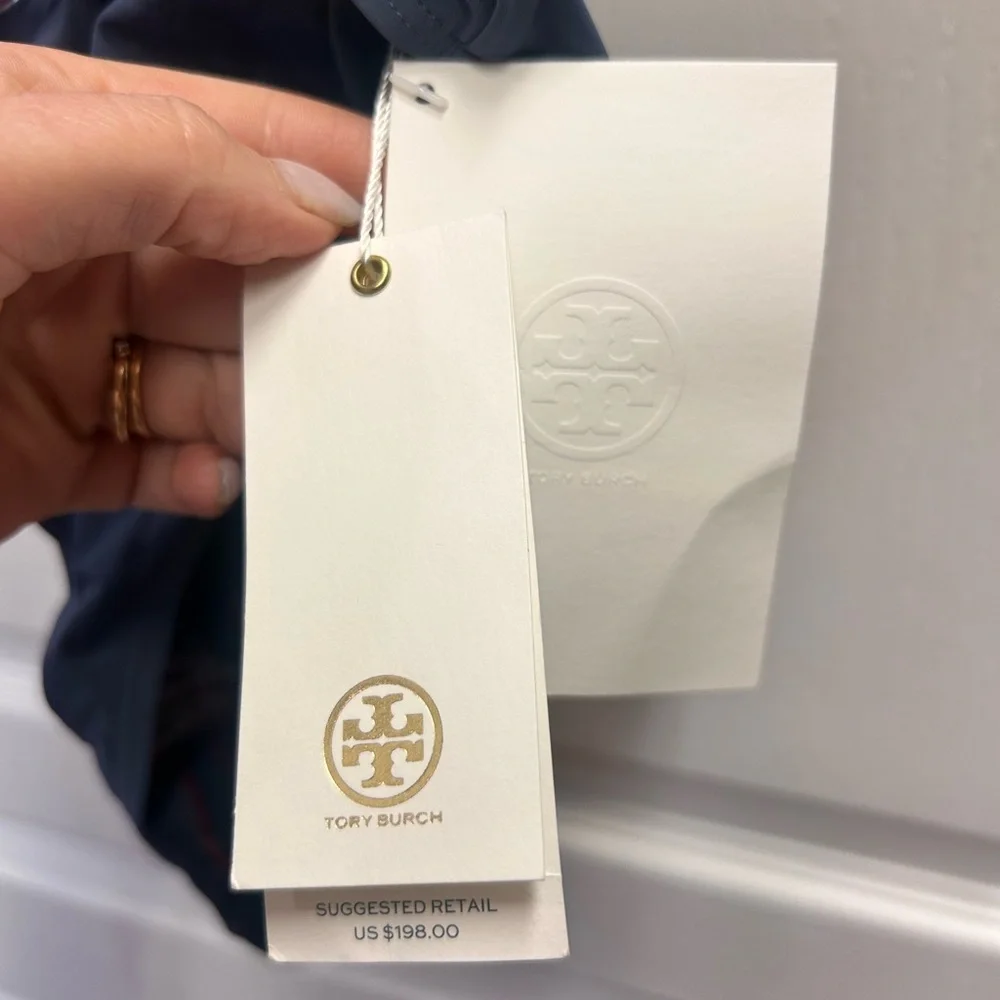 NWT Tory Burch Miller Navy Blue One-Piece Swimsuit Size Small - Picture 5 of 6